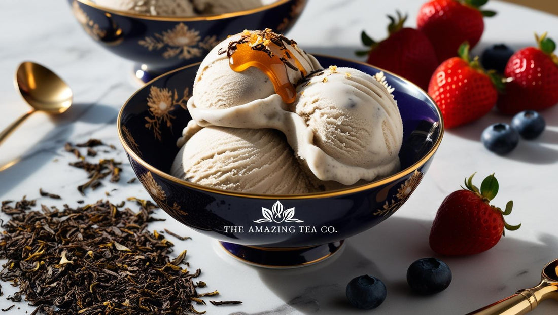 No-Churn Earl Grey Ice Cream – A Simple and Elegant Tea-Infused Dessert