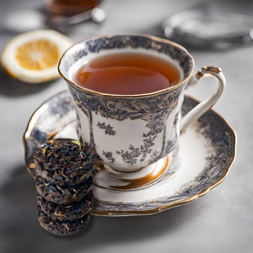 Cream Earl Grey Tea Dots