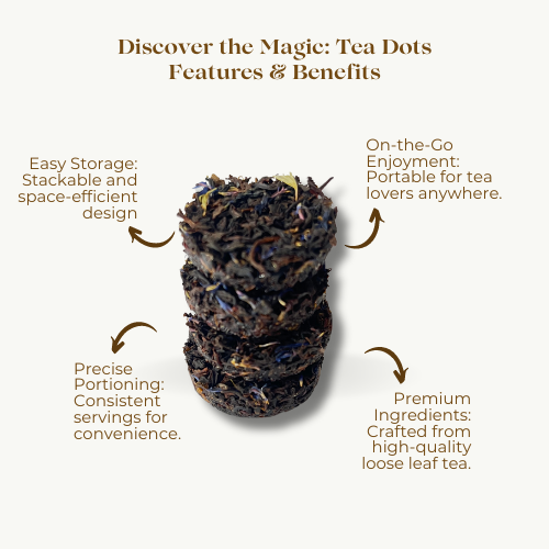 Cream Earl Grey Tea Dots