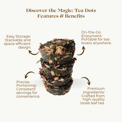 Live Green Tea Dots - The Amazing Tea Company