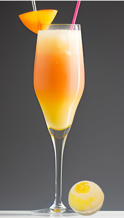 Peach Mango Bellini  Mocktail Bomb